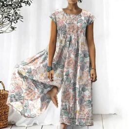 Printed Loose Women’s Wear Jumpsuit