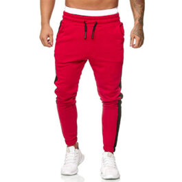 Men’s Exercise Casual Solid Color Sports Pants