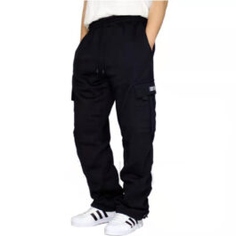 Men Stretch Elastic Waist Jogger Sports Pants