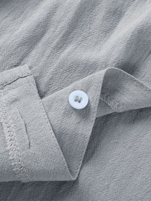 Men's Tops Casual Button Down Short Sleeve Beach Shirt - Image 3