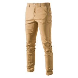 Men’s Breathable Business Thickened Cotton Casual Pants