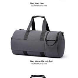 Waterproof Polyester Fabrics Gym Bag Portable Travel Handbag