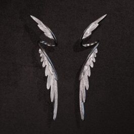 Female Minimalist And Cool Retro Feather Earrings