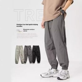 Ice Silk Casual Men’s Thin Quick-drying Pants