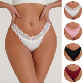 Multi Color Pure Cotton Crotch Women’s Lace Underwear