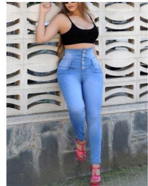 Women's Jeans High Waist Stretch Slim Fit Jeans Women - Image 4